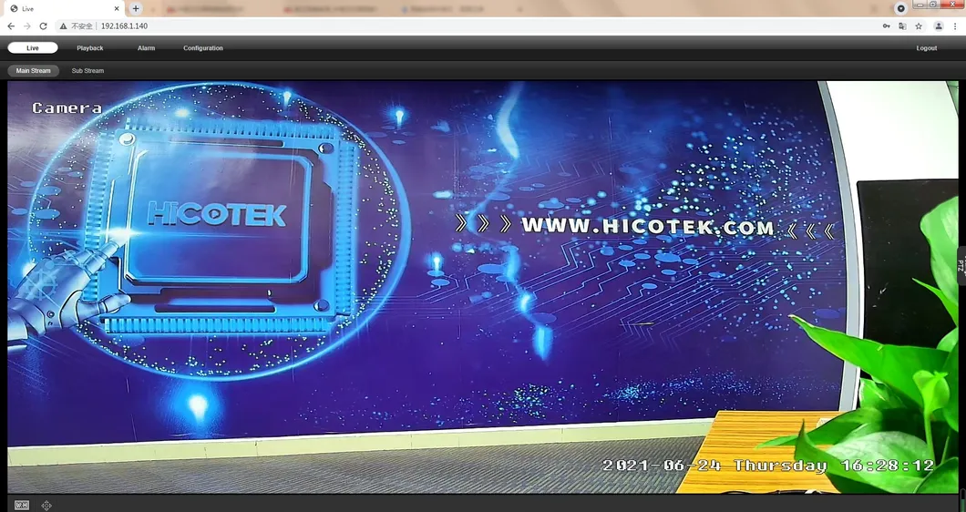 Hikvision Protocol Hicotek Colorvu Video Warm Light Full Color Night Vision Surveillance Security CCTV IP WDR Camera