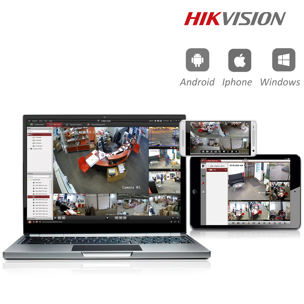 Hikvision Protocol Hicotek Colorvu Video Warm Light Full Color Night Vision Surveillance Security CCTV IP WDR Camera