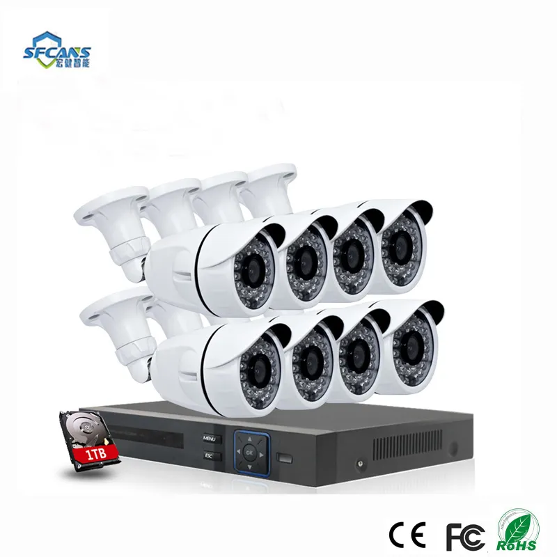 Home Waterproof Security Camera CCTV Complete Kit Systems