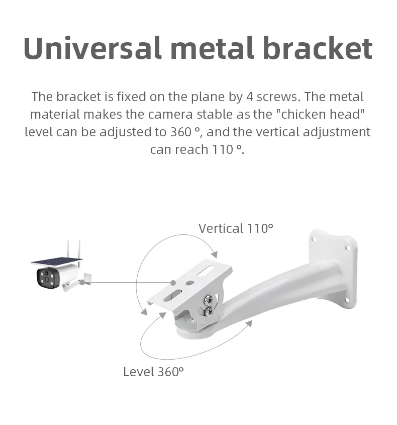 Hot Sale 2MP Solar WiFi CCTV Camera 4 Lights Outdoor Security Camera Surveillance Solar SIM Card Camera for I-Cam APP IP Camera
