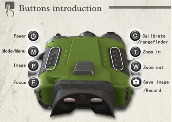 Infrared Range Finder Cooled Thermal Binocular