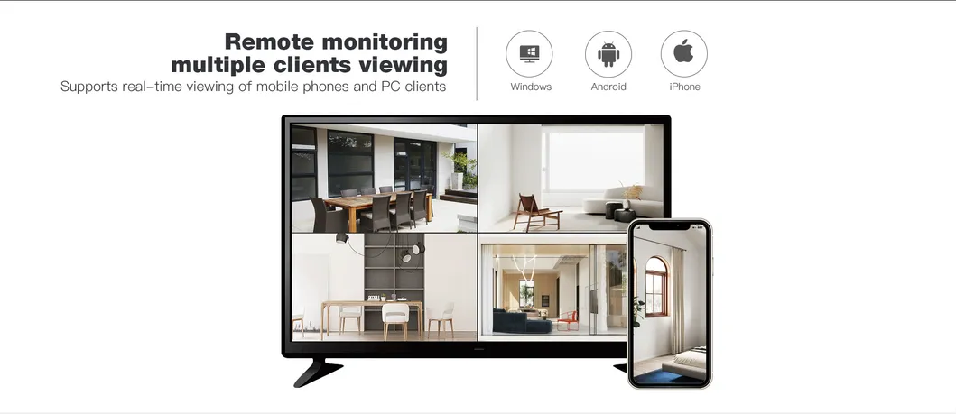 IP66 Waterproof Low Consumption Home Security Battery Cameras