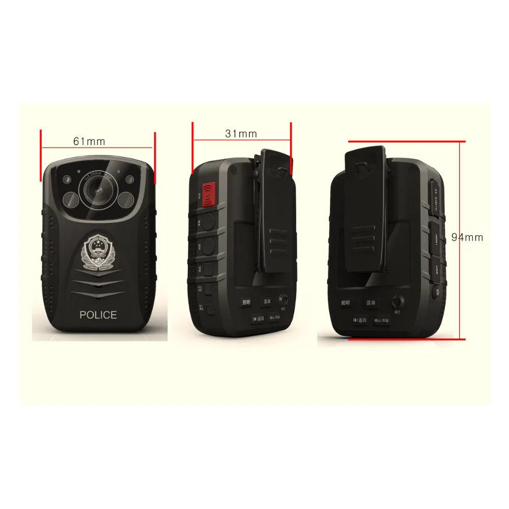 Law Enforcement Recorder Ait Master Chip Mstar 8328p 1080P Police Body Camera