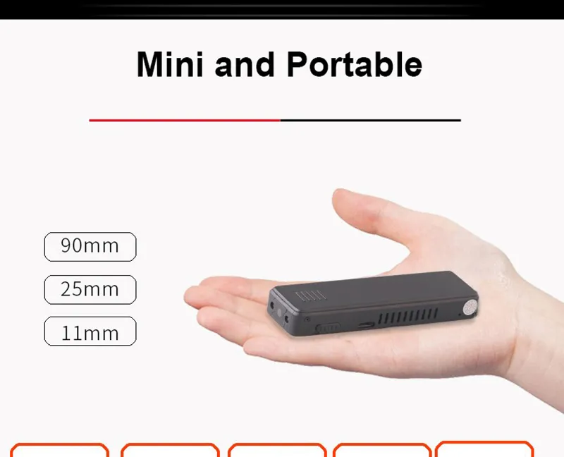 Mini Body Camera 1080P Infrared Light Night Vision Camcorder