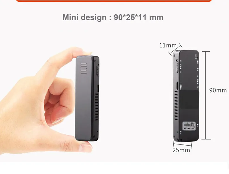 Mini Body Camera 1080P Infrared Light Night Vision Camcorder