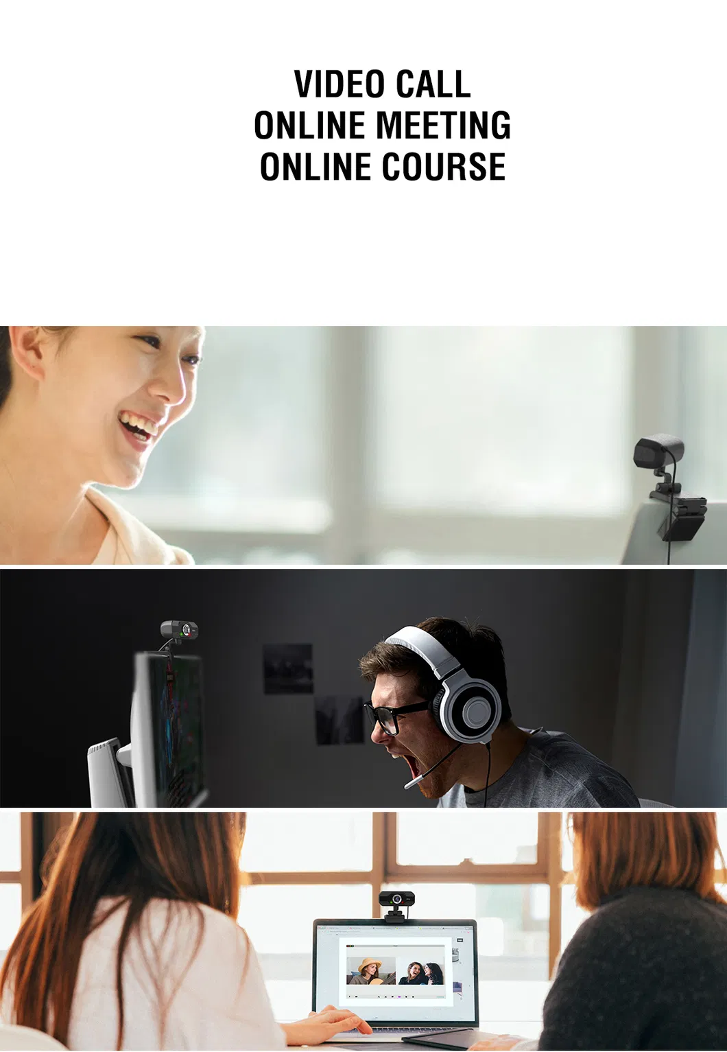 OEM HD Webcam 1080P OEM USB Webcam Live Steaming Gaming Microphone Built-in Microphone K432