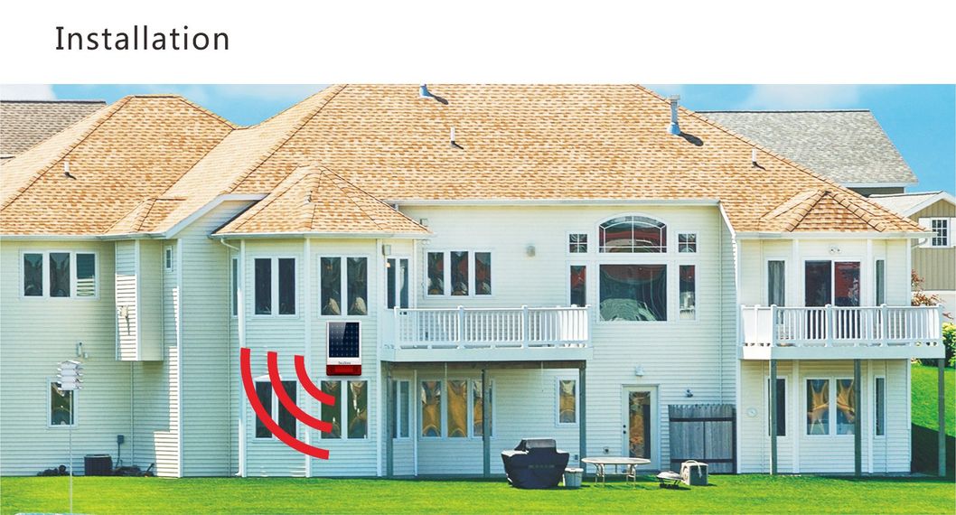 Only Supplier of GSM Outdoor Flash Solar Siren Alarm