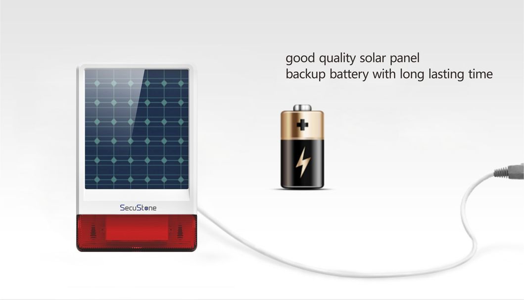 Only Supplier of GSM Outdoor Flash Solar Siren Alarm