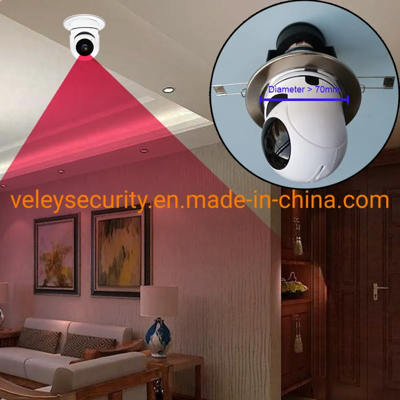 Promotion 2inch E27 Lamp Bulb Camera CCTV Bulb CCTV Camera Dual Light USD21 Tuya APP