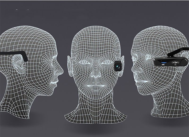 Remote Hand Free Head Action 4K Mini DV Camera Consumer Camcorders with Earphone WiFi