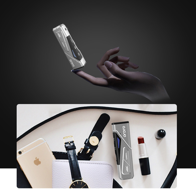 Remote Hand Free Head Action 4K Mini DV Camera Consumer Camcorders with Earphone WiFi