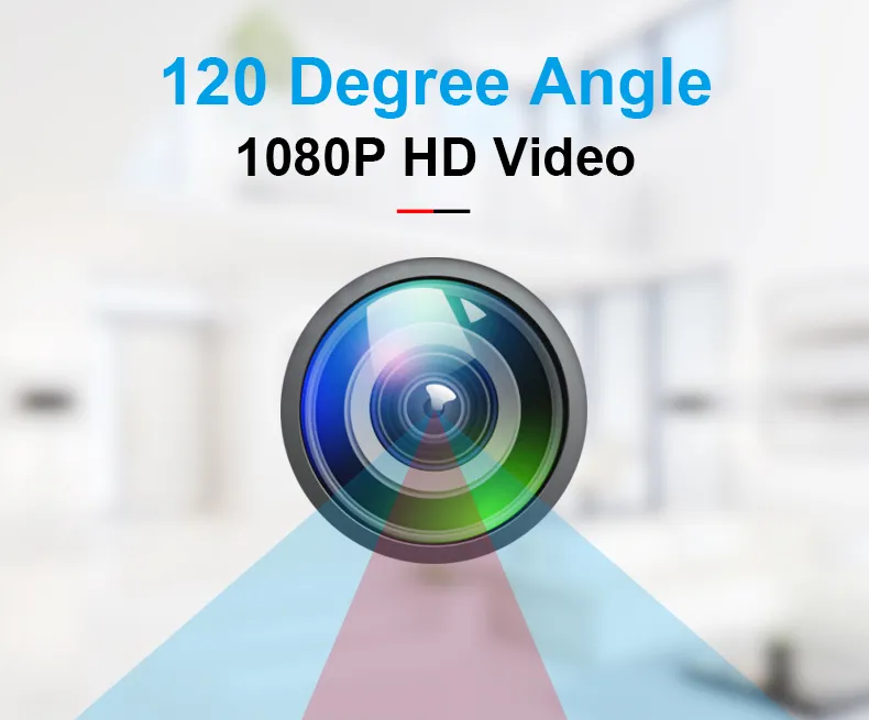 Security PIR Camera 1080P HD DV for Home Sports Car Video Recorder Camcorder