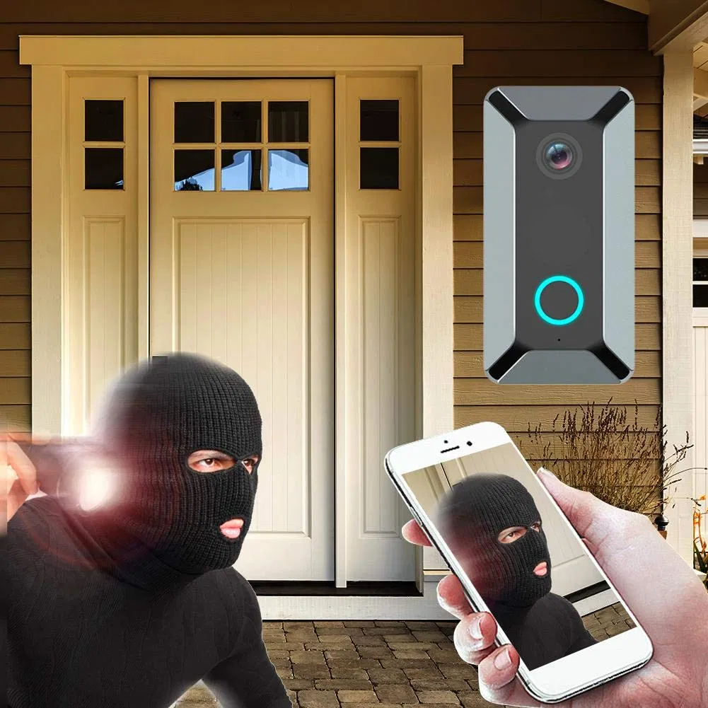 Security WiFi Doorbell Remote Video Voice Phone Monitoring
