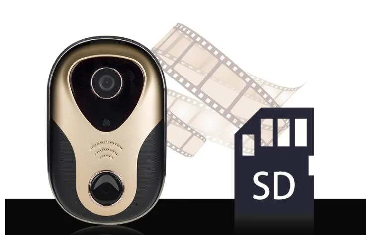 Smart Home Wireless Video Doorbell Phone with Two Way Voice Intercom