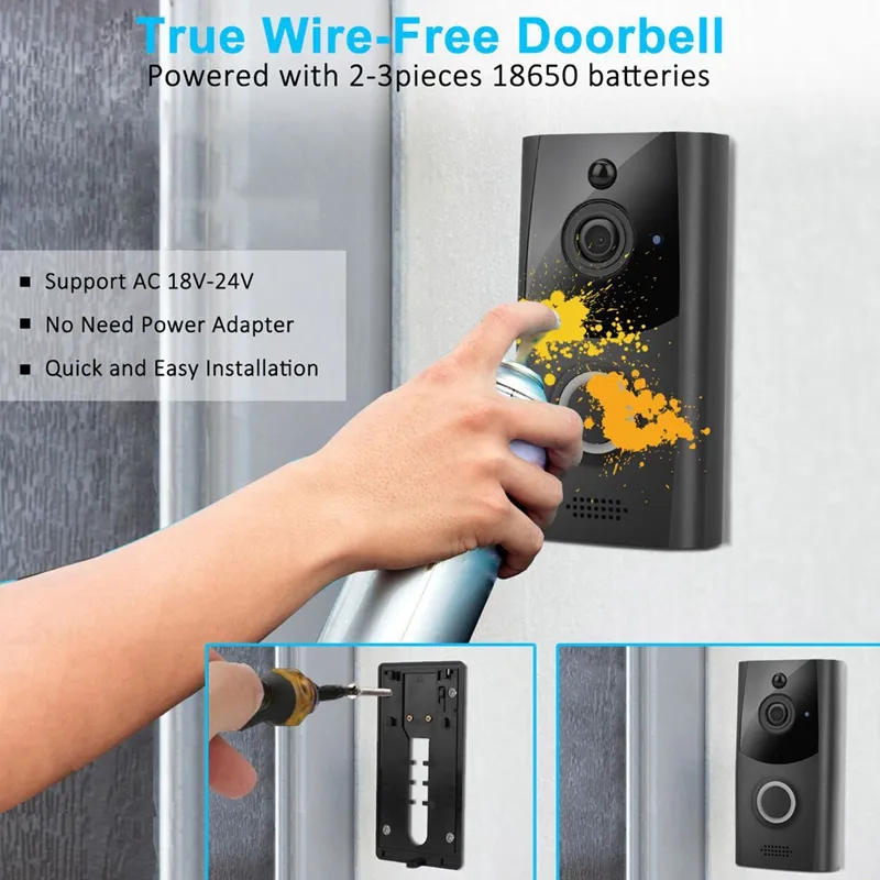 Smart WiFi Video Interphone Camera Intercom Night Vision