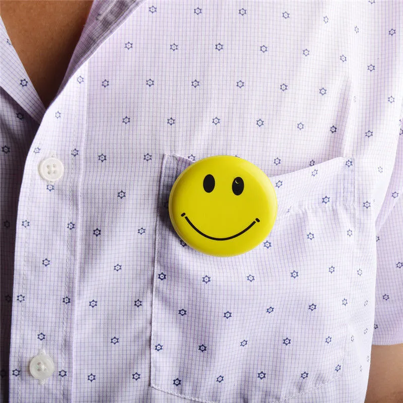Smile Face Badge Mini DV HD CCTV Security Camera DVR Cam Video Recorder
