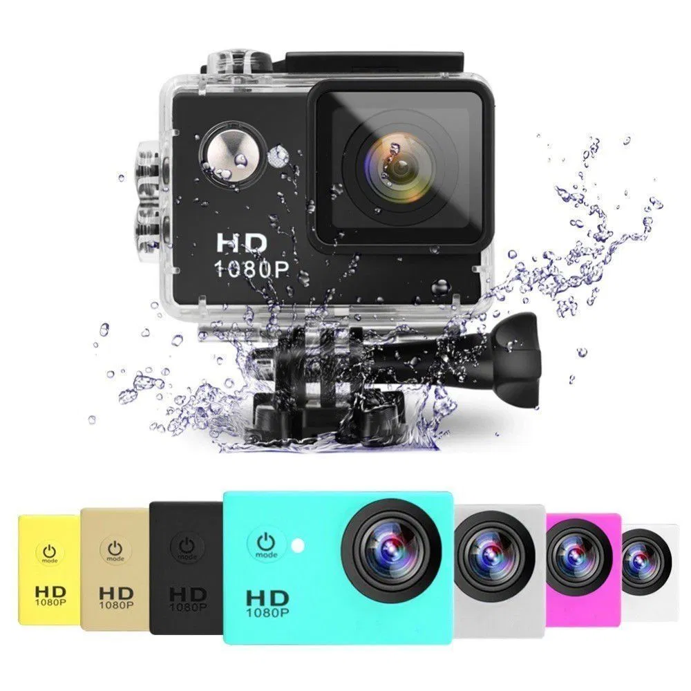 Sport Underwater Camera Helmet Full HD 1080P Video Photo Action DVR Mini DV