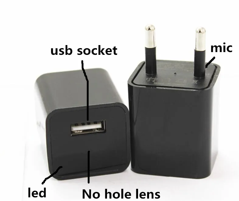 Spy Camera Charger - Hiden Camera - Premium Pack - Mini Spy Camera 1080P - USB Charger Camera Spy Nanny Cam (avp010LG)