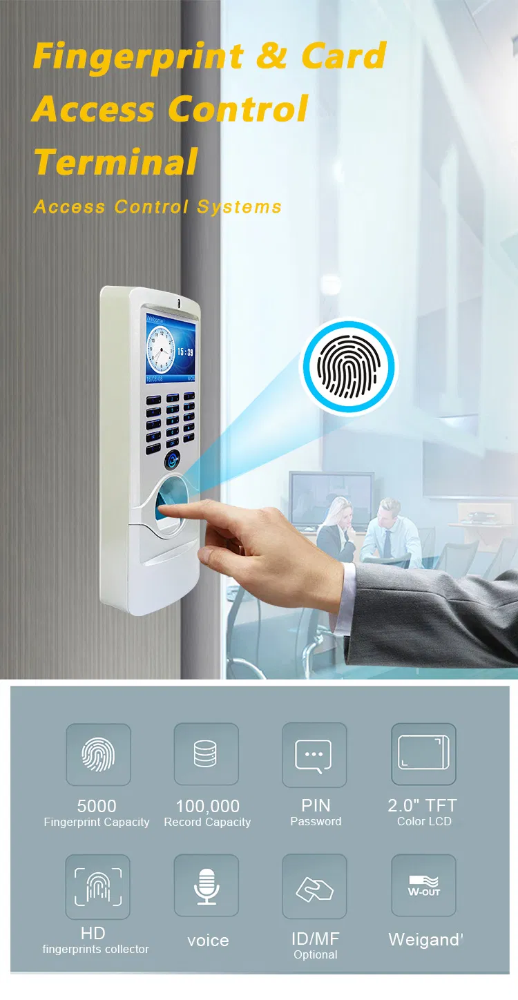 Timmy Biometric Thumb Scanner Machine Waterproof Access Control System