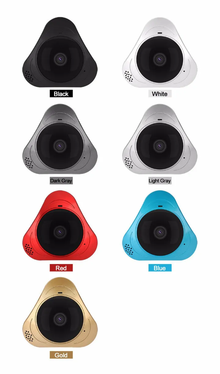 Toesee 360 Degree Panoramic WiFi Camera with HD 960p Wireless Vr 3D Panorama IP Camera P2p Security Wi-Fi Camera APP Yoosee