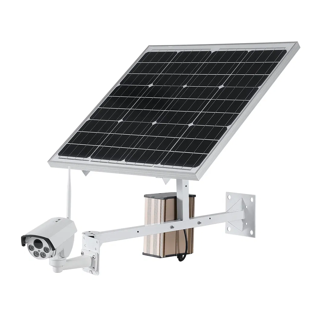 Toesee Brand 2MP Outdoor Waterproof Security Battery Solar Camera with 60W Solar Panel 40ah Battery Complete Packing Camera System