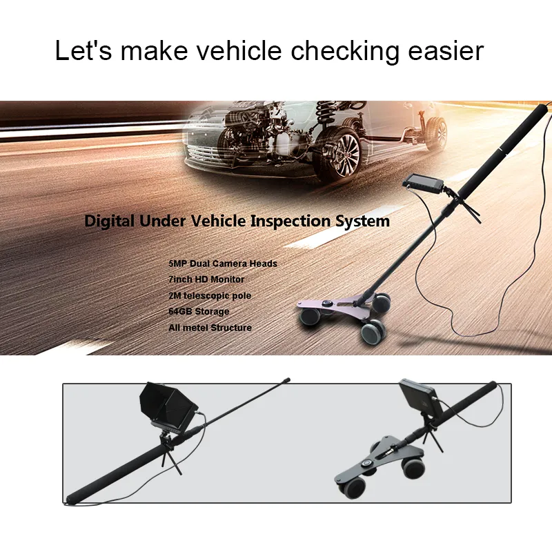 Uvis04 Portable Uvss Under Vehicle Search Camera Under Car Search Camera Security Inspection Camera
