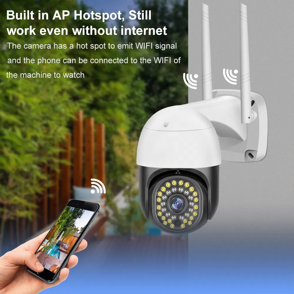 V380 PRO 1080P WiFi Waterproof Dome PTZ Camera Smart Wireless H. 265 Onvif IP CCTV IP Camera