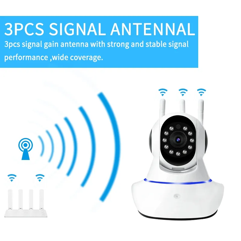 Verto V380 Wireless Camera 1080P HD Camera Smart Home WiFi Security Surveillance for Baby Monitor Camera