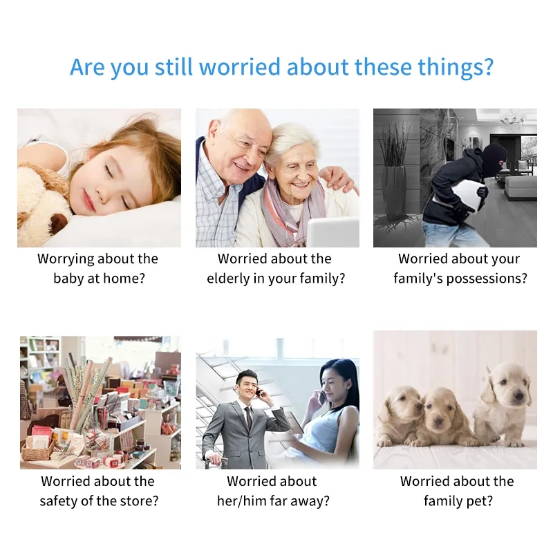 Verto V380 Wireless Camera 1080P HD Camera Smart Home WiFi Security Surveillance for Baby Monitor Camera