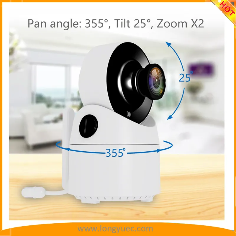 Video Baby Monitor 355° Rotatable Digital Camera with 2.4GHz Wireless Transmission 1000FT Range Night Vision 2-Way Talk Vox Automatic Alarm Temperature