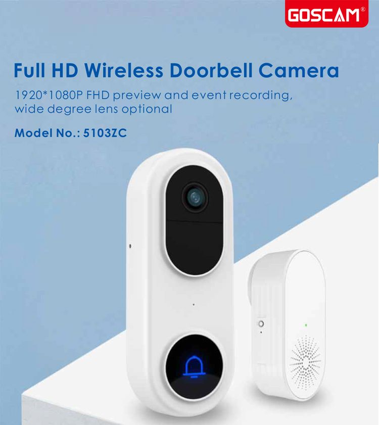 Video WiFi Home Intercom Door Bell Ring Camera Wireless Smart Doorbell