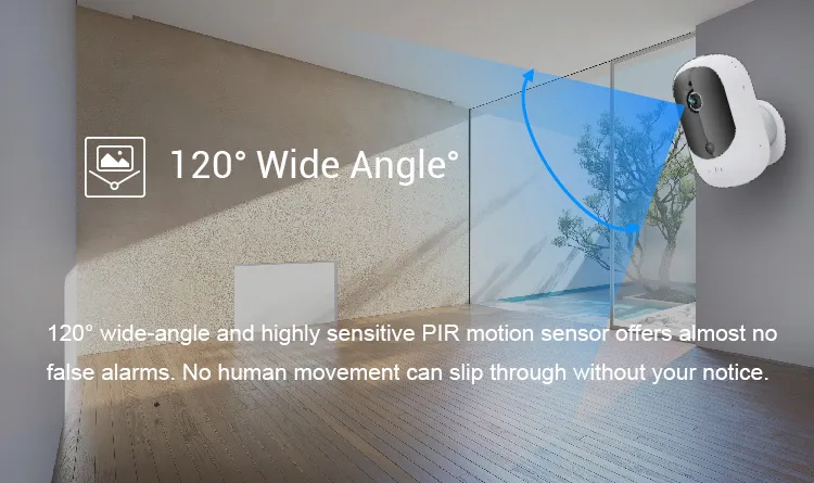 Visual Alarm Infrared LED Night Version Cloud Storage Cube Bullet Wireless Camera for Anti Burglar