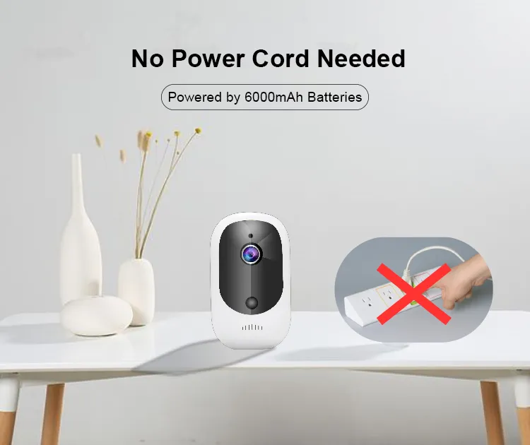 Visual Alarm Infrared LED Night Version Cloud Storage Cube Bullet Wireless Camera for Anti Burglar