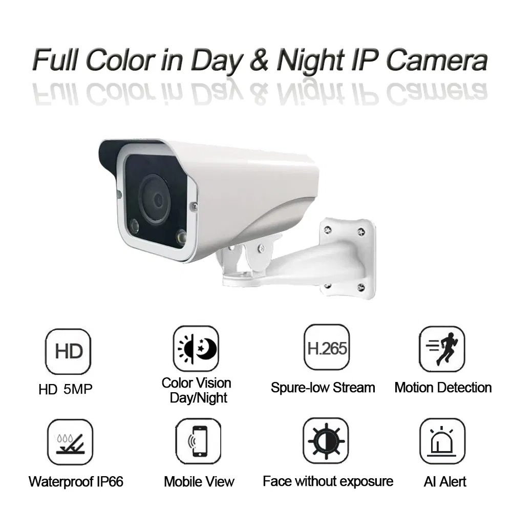 Wardmay Smart 5MP HD Infrared Starkight Bullet IP CCTV Camera