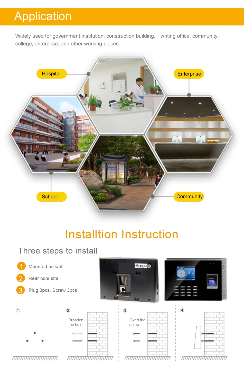 Wholesale Biometric 3G/4G GSM Network Finger Print Reader Time Attendance