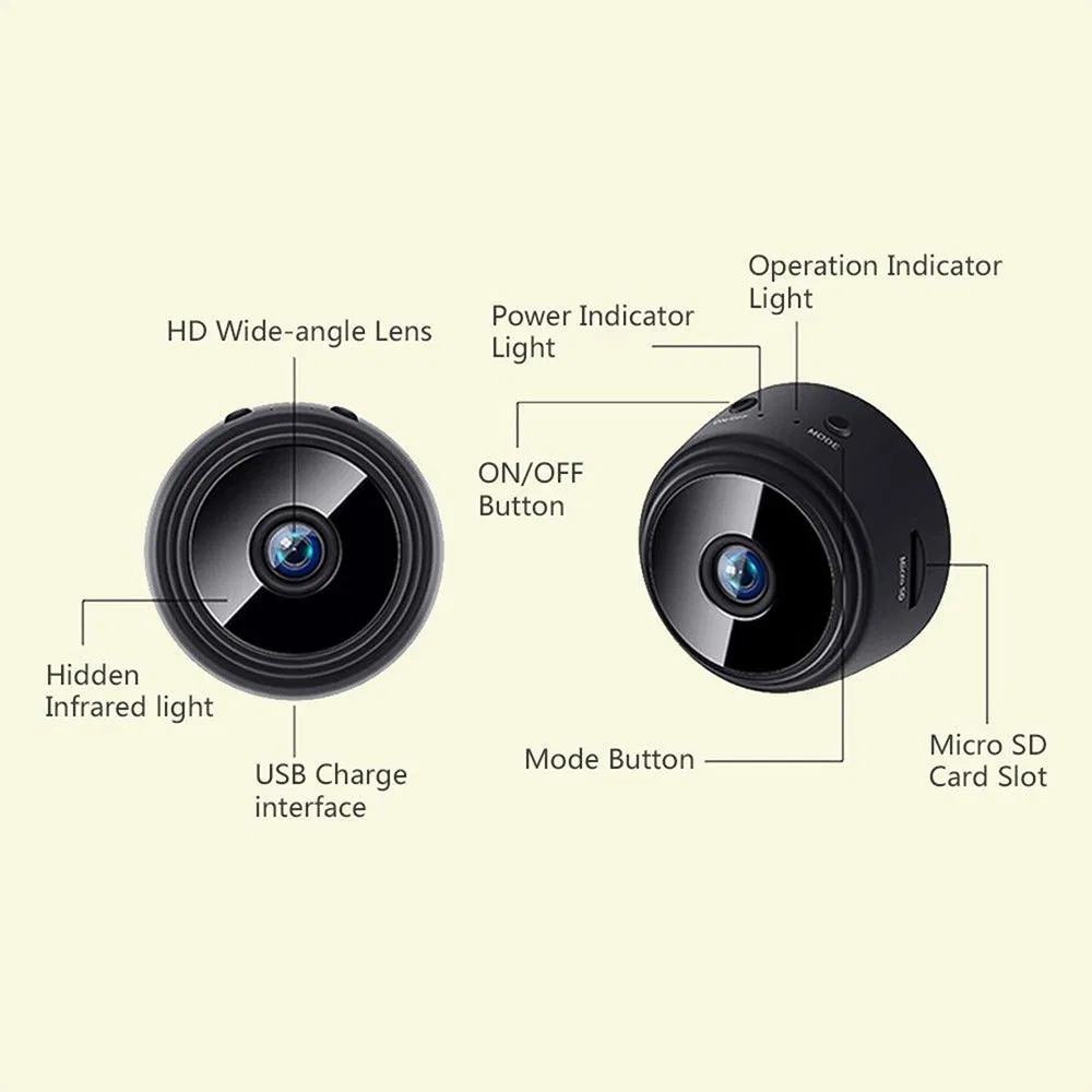 WiFi IP Mini Camera Small Wireless Home Baby Monitor