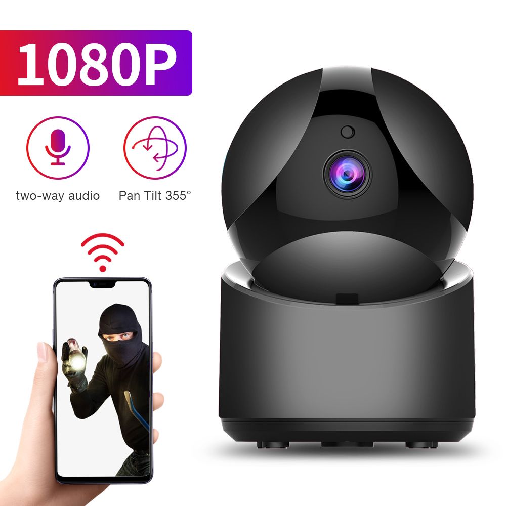 Wireless Security Camera, IP Camera 1080P HD, WiFi Home Indoor CCTV Camera for Baby/Pet/Nanny