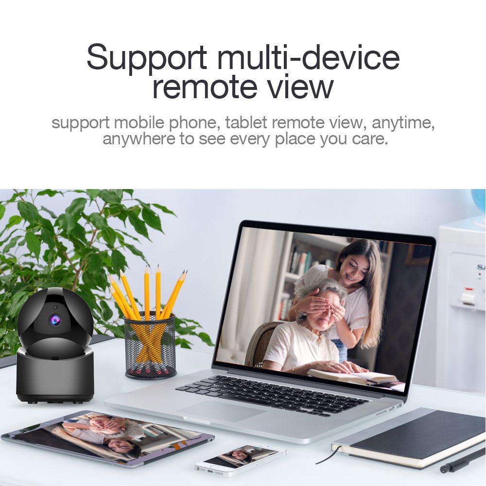 Wireless Security Camera, IP Camera 1080P HD, WiFi Home Indoor CCTV Camera for Baby/Pet/Nanny