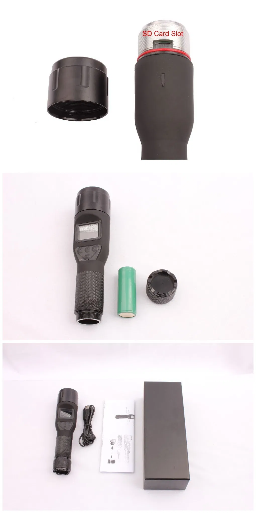 Witson Waterproof Flashlight Torch Camera with HD DVR Recorder (W3-FD3009)
